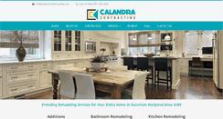 Desktop Screenshot of calandracontracting.com